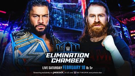 Wwe Elimination Chamber Preview Sami Zayn Vs Roman Reigns In