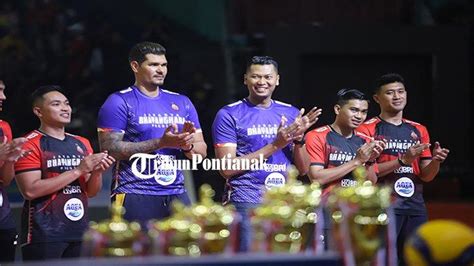 BERITA FOTO Kemeriahan Pembukaan Turnamen Bola Voli Kapolda Cup 2023