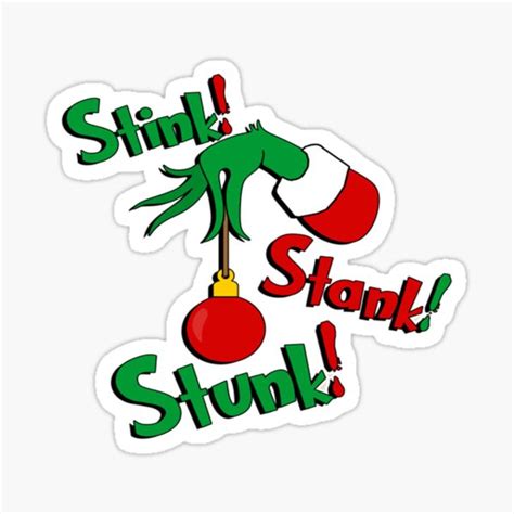 Grinch Stole Christmas Stickers Redbubble