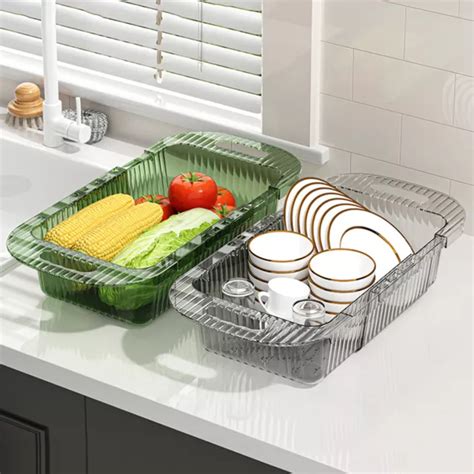 VERSATILE SINK DRAINER Retractable Kitchen Capacity Telescopic Drain