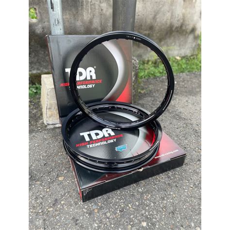 Jual Velg Tdr Ring Black Hitam Original Thailand Shopee