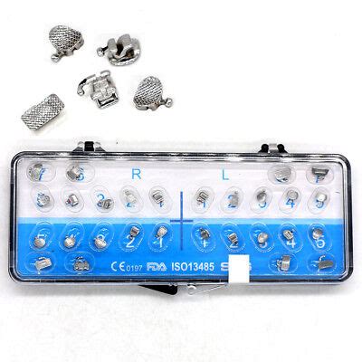 Hot Dental Orthodontic Metal Lingual Brackets Brace Pcs Pack Ebay