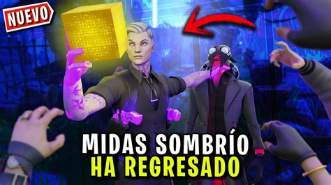 MIDAS SOMBRÍO REGRESA A FORTNITE FILTRADO ASÍ SERÁ FORTNITEMARES