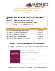 Administraci N Contemporanea Bimbo Docx Plantilla Evidencia Integral