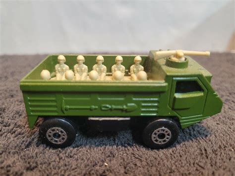 Mvintage Lesney Matchbox 54 Superfast Army Personnel Carrier 1976