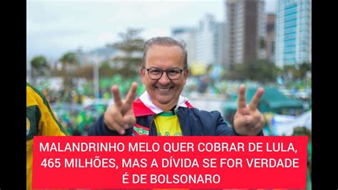 BOLSONARISTA JORGINHO MELO MENTE PARA ALIVIAR BOLSONARO E LEVA UMA