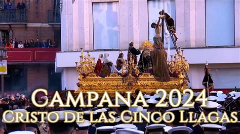 Campana Stmo Cristo De Las Cinco Llagas Hdad De La Trinidad Tres