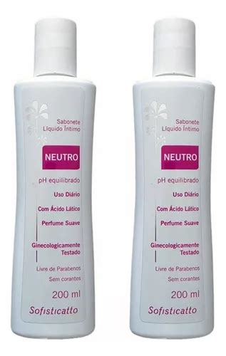 Sabonete Com Ph Ácido - Sabonete Intimo Ácido Lático Neutro Com Ph Equilibrado Kit 2 | MercadoLivre