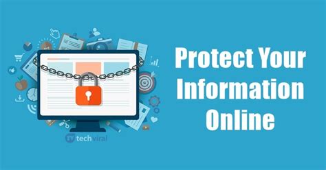 How To Protect Your Information Online