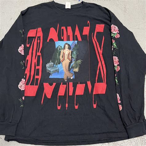 Borns Blue Madonna Concert Tour Black longsleeve... - Depop