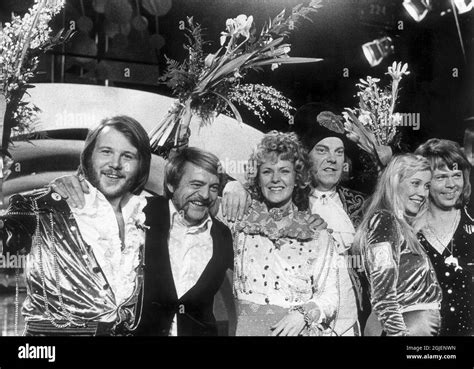 Stig Stikkan Andersson L Avec Le Groupe Pop Su Dois Abba Benny