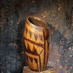 Collection Privée on Instagram: “Milk Pot Wood with scorched design Twsana ( Ngwato people ...