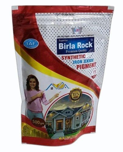 Powder Red Superior Birla Rock Synthetic Iron Oxide Pigment 500Gm At Rs