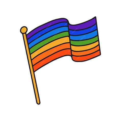 Premium Vector Rainbow Flag Symbol Of Lgbtq Pride In Vector