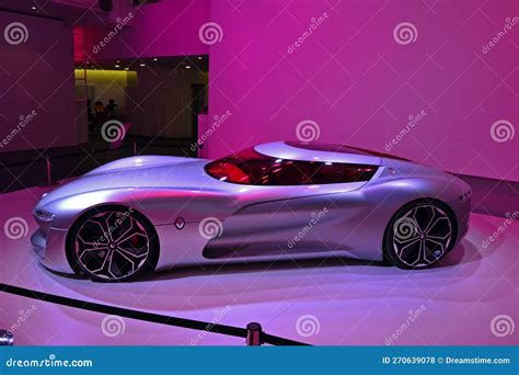 Paris France February 3 2020 Focus On The Concept Car Renault