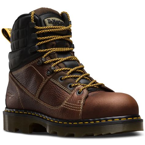 Dr Martens Mens 8 In Camber Steel Toe Work Boots Bobs Stores