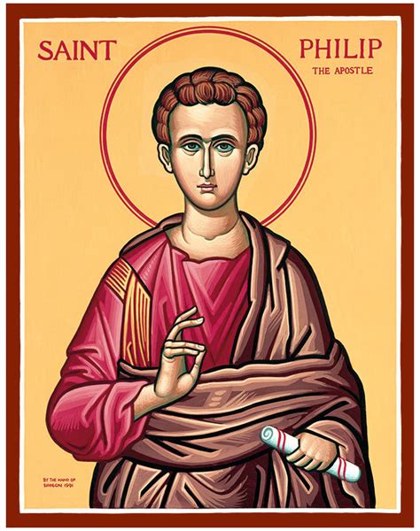 St Philip Original Icon Tall Original Icons Of Male Saints