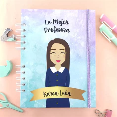 Agenda Docente Profesor Personalizada Profesional 130 Hojas Cuotas