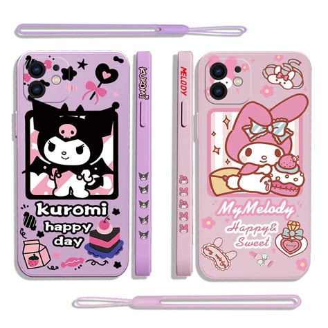 Sanrio My Melody Kuromi Telefoon Case Voor Xiaomi Redmi Note 11 10a 10 10s 9 8 7 Pro Plus 10c 9a