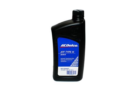 Aceite Acdelco Atf Tipo Iii Botella De 1 Qt Renusa