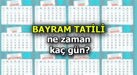 Bayram Ne Zaman