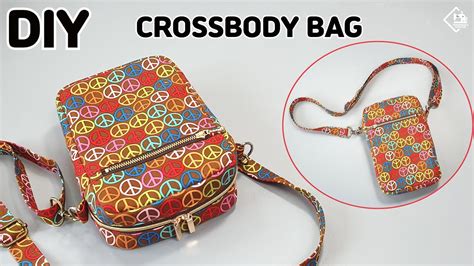 Diy Double Zipper Crossbody Bag Mini Shoulder Bag Sewing Tutorial