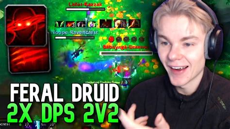 Feral Druid Double Dps 2v2 Arena YouTube