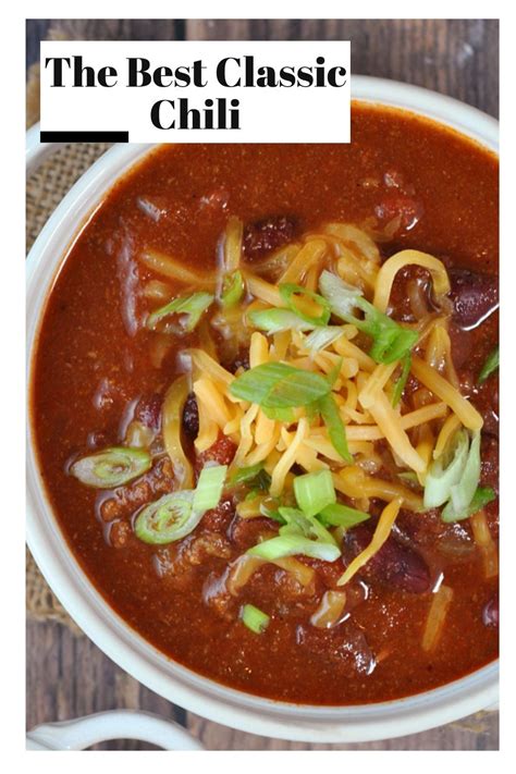 13th Annual Chili Contest Entry 1 The Best Classic Chili Weekly Menu Prevention Rd