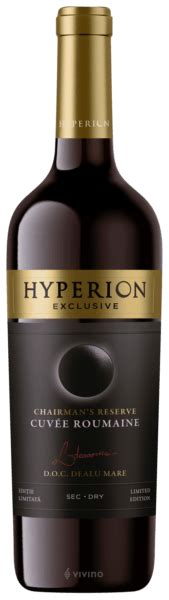 Domeniile Alexandrion Rhein Hyperion Exclusive Chairman S Reserve