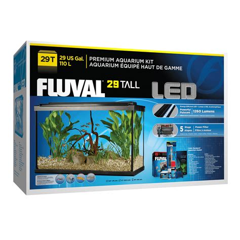 Fluval Premium Aquarium Kit With LED 29 Tall 110 L 29 US Gal