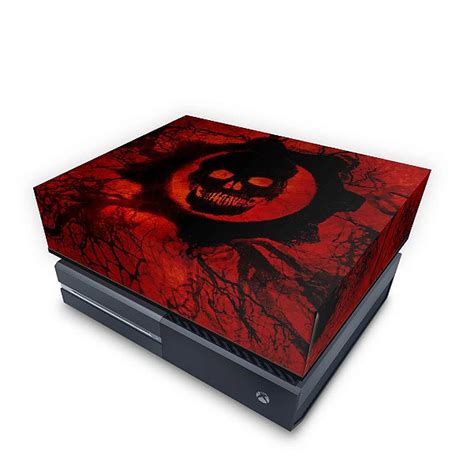 Xbox One Fat Capa Anti Poeira Gears Of War Skull Pop Arte Skins