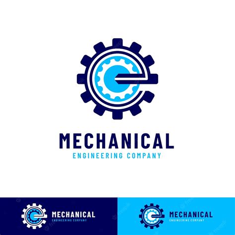 Free Vector | Mechanical engineering logo design