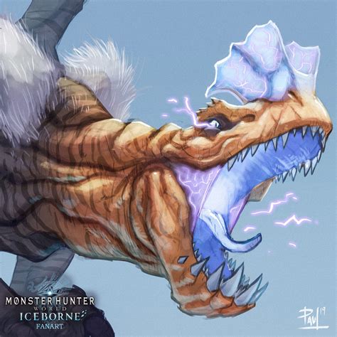 Artstation Monster Hunter Fulgur Anjanath Paul Pereda In 2020