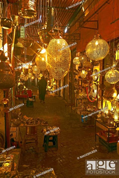 Lanterns Medina Marrakech Souk Unesco World Heritage Site Maghreb