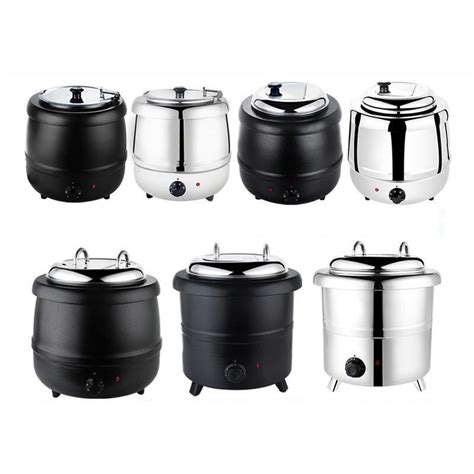 10L 13L Quart Commercial Electric Soup Kettle With Stainless Steel Pot