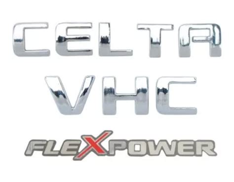 Kit Emblema Celta Vhc Flexpower 2007 2008 até 2012 3pçs