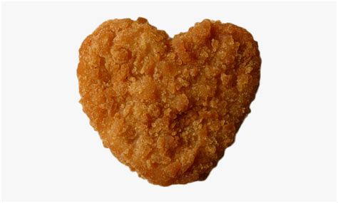 Heart Shaped Chicken Nugget Hd Png Download Kindpng