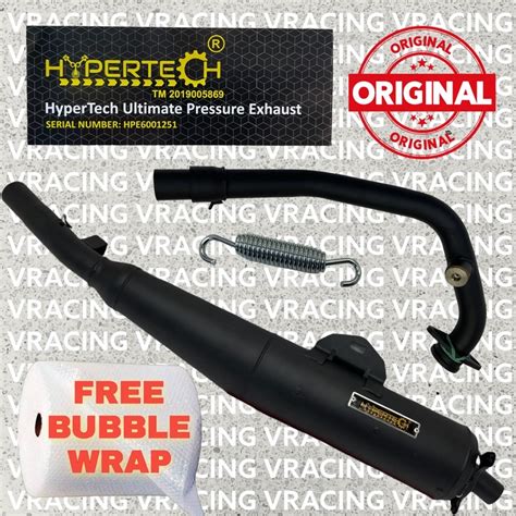 HYPERTECH Ultimate Pressure Exhaust Y16ZR Y15ZR 100 Original Shopee