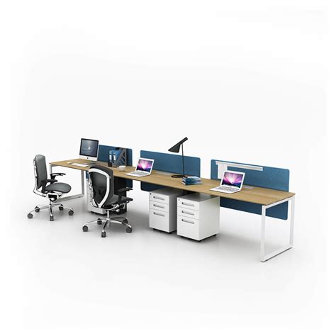 quadro straight  person workstation woodex furniture