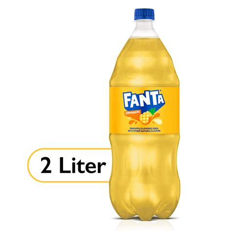 Fanta Pineapple 2 Liter Bottle, Delicious Fruit Soda Pop Beverage - Walmart.com