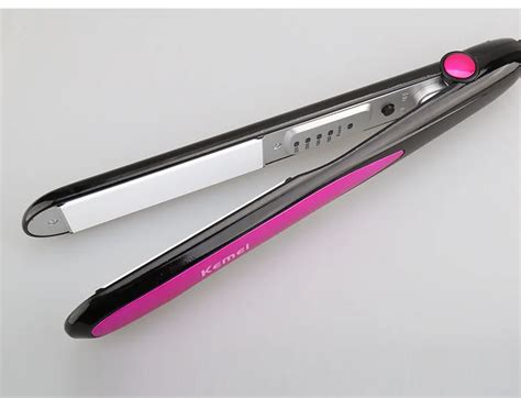 Kemei Professional Electric Heat Ceramic Hair Straightener Flat Iron