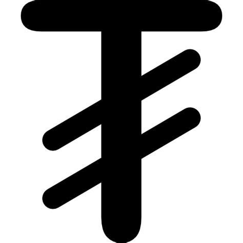 Mongolia tughrik currency symbol - free icon