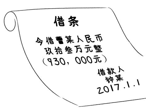 2019法院版：大额借款，打借条一定要写明这5项内容！ 凤凰网