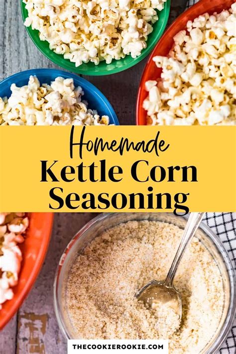 Homemade Kettle Corn Popcorn Seasoning Artofit