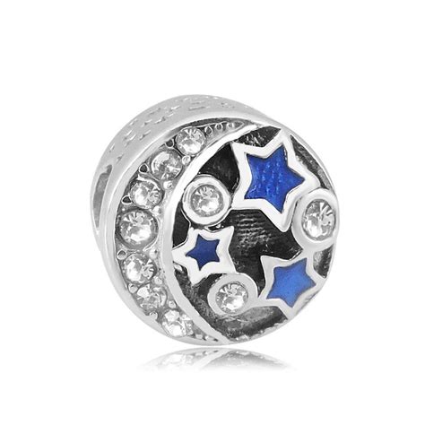 Zawieszka Charms Do Pandora Koralik Bead Gwiazdy Ksi Yc Sfera Damska