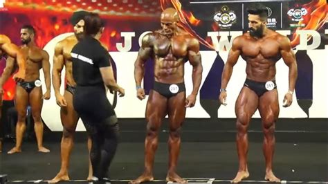 Sheru Classic Mumbai Pre Judging Indian Rock Amateur Olympia