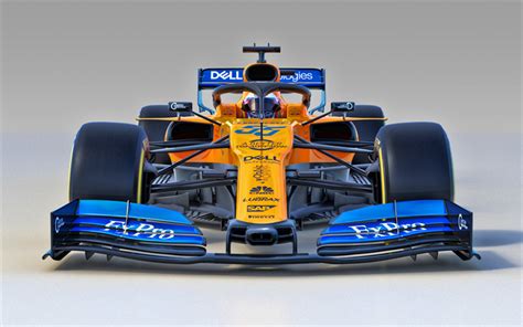 Download wallpapers McLaren MCL34, 4k, front view, 2019 F1 cars, Formula 1, McLaren F1 Team, F1 ...