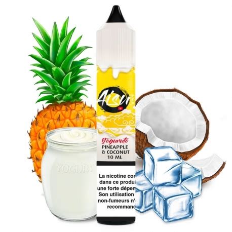 Lichid Pineapple Coconut Aisu Yoguruto Ml Nicsalt Mg Ml