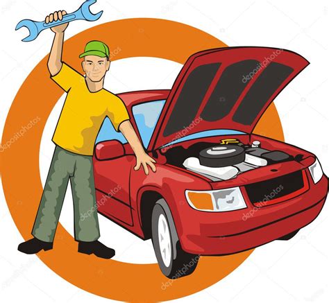 Car Fix Stock Vector Kokandr