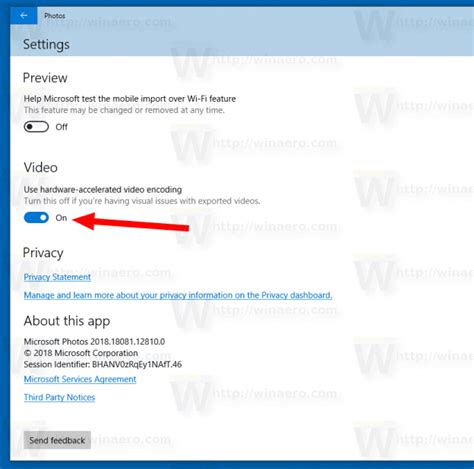 Disable Hardware Acceleration In Windows 10 Photos App